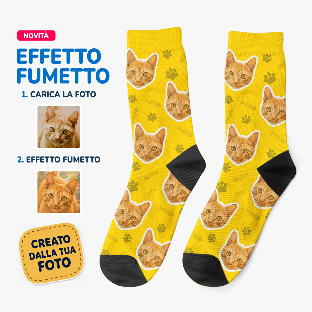 Calzini -  Effetto Fumetto Anime