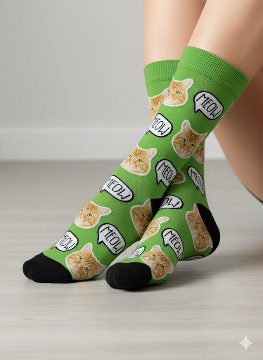 Calzini con Faccia - Meow