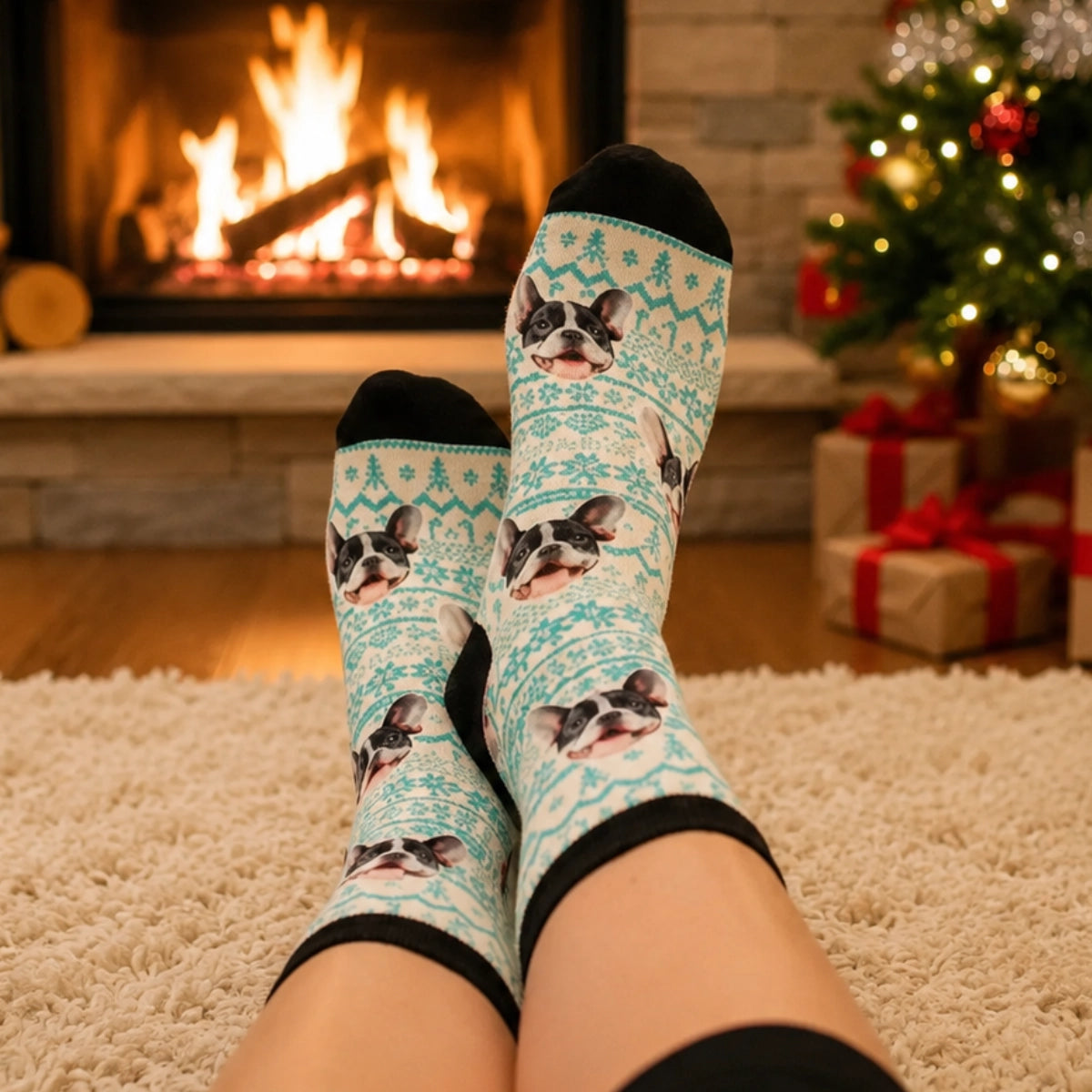 Calzini - Texture Natale