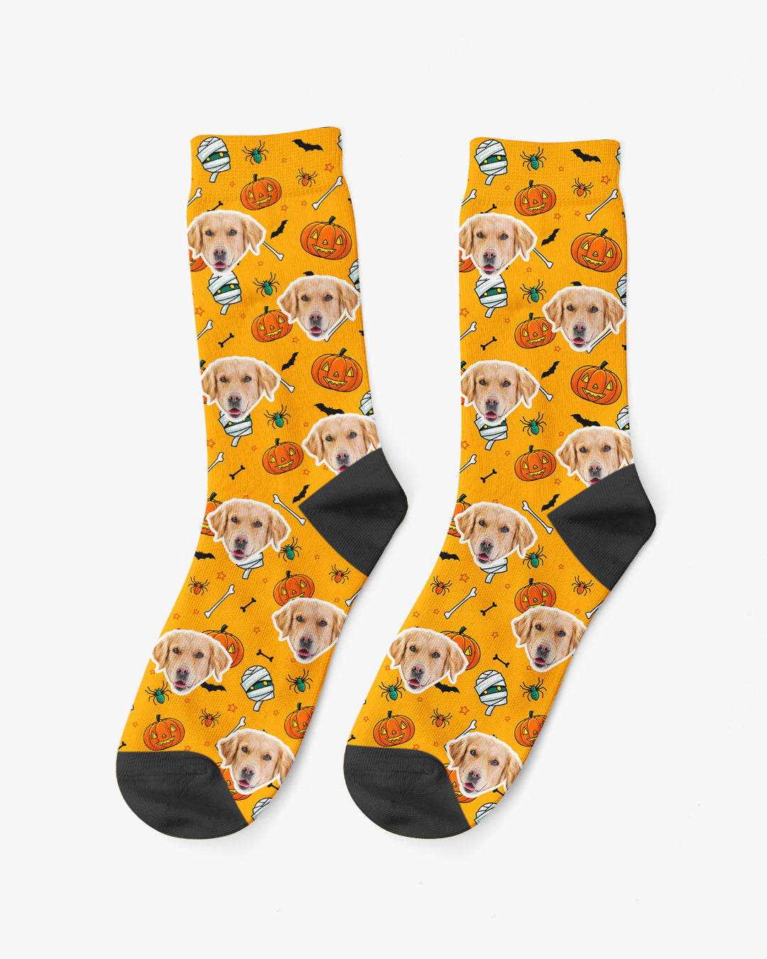 Calzini con Faccia - Halloween Zucca